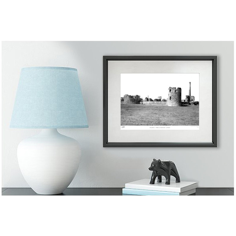 Flint, The Castle C1965 by Francis Frith - Single Picture Frame Print, 28cm H x 36cm W x 2.3cm D