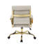 Fauteuil de bureau pivotant en cuir Naudain-53751975-132200685