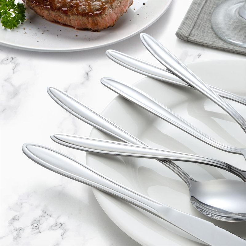Brayden Studio Burridge 60 Piece Stainless Steel Cutlery Set , Service for 12
