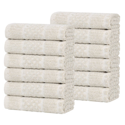 Essuie-mains en mélange de coton et viscose Naples