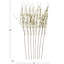 Ensemble de tiges artificielles blanches Faux Foliage