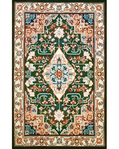 Bucks County Wool Abstract Indoor Rug, Rectangle 8'6" x 11'6"