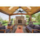 84" Xtreme 8 - Blade Outdoor Standard Ceiling Fan with Remote Control