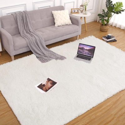 Tapis moelleux ultra doux à poils longs sans poils