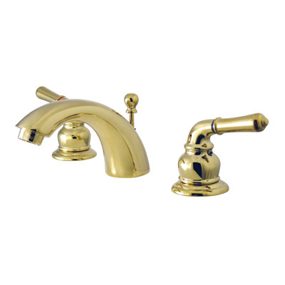 Robinet de salle de bain à large entraxe avec drain St. Charles