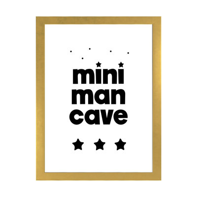 Mini Man Cave - reproduction d'art textuel