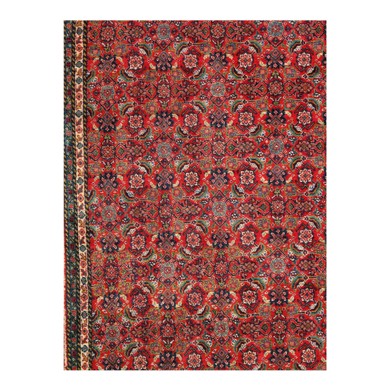 Weets Area Rug in Rust