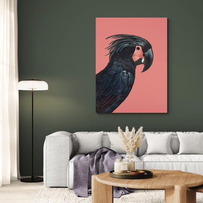 The Palm Cockatoo by Francois Levaillan - Wrapped Canvas Art Prints