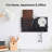 Decorative Wooden Mail Holder and Key Shelf with Mounting Hardware-110439012