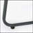 Stylish and Sturdy Steel Side Table with Symmetrical Design and Complementary Finish