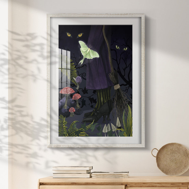 Lileigh - Toile tendue avec châssis, H 28,5 po x l 20,5 po, Blanc