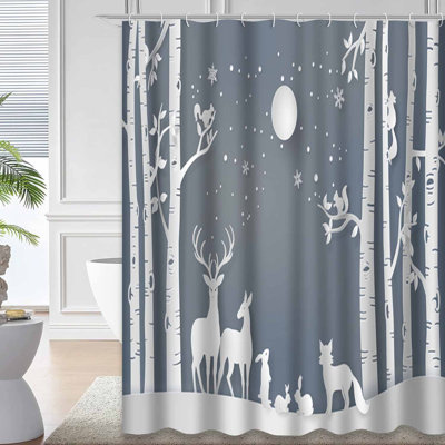 Rideau de douche Winter Christmas