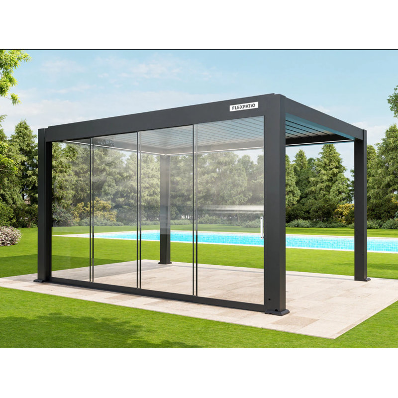 Portes coulissantes en verre 12 pi L 8 pi. H, H 96 po x l 147,3 po