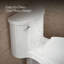 Toilette monopièce allongée économe en eau de 1,28 GPF Adair (siège inclus)-10397007-65043899