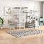 Lit mezzanine double multifonctionnel peu encombrant, conception en bois de pin, idéal pour la vie familiale moderne