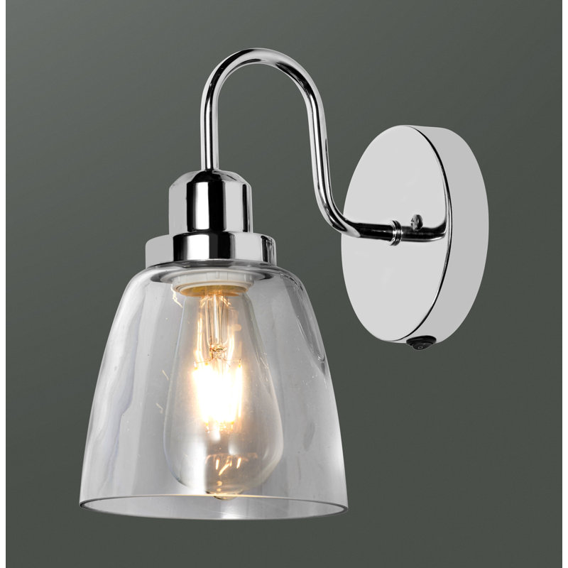 Acosta-Hernandez 1-Light Dimmable Industrial style Switched Armed Sconce