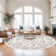 Medallion Non Slip Washable Rug(Beige)