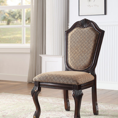 Ensemble de deux chaises d'appoint en tissu Chateau De Ville