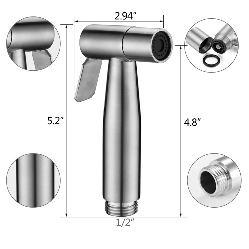 Siège de bidet allongé à la main