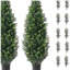 Ensemble de 2 fausses plantes en cèdre artificiel 4 pi UV