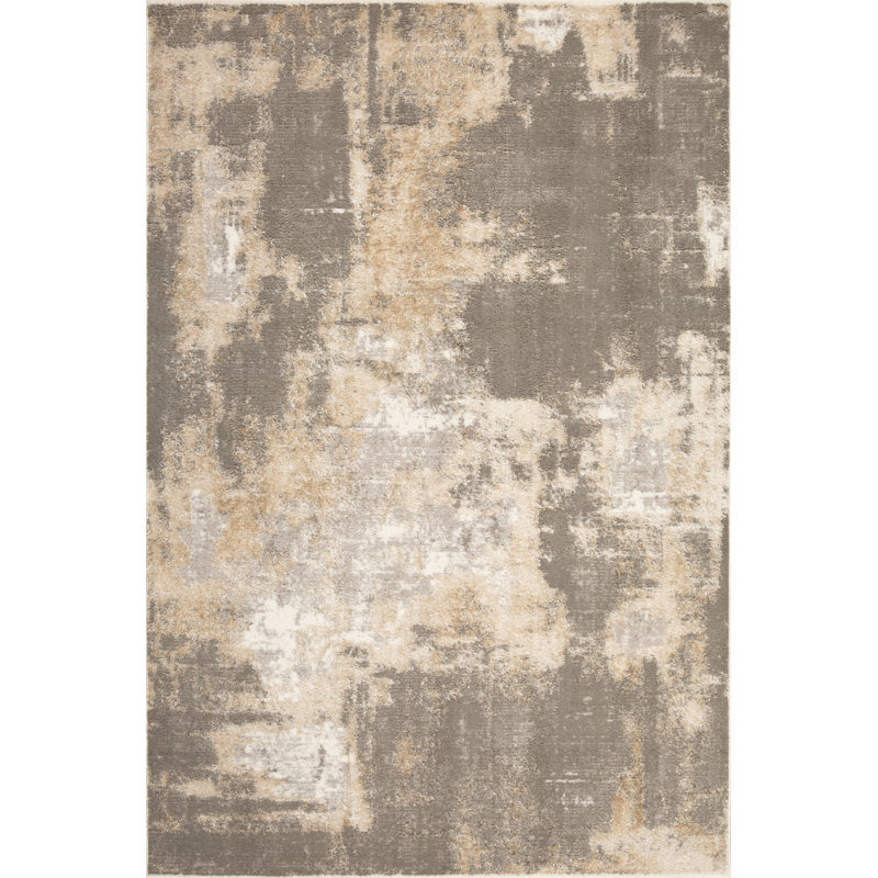 Tanja Collection Modern Abstract Area Rug, Rectangle 5'3" x 7'8"
