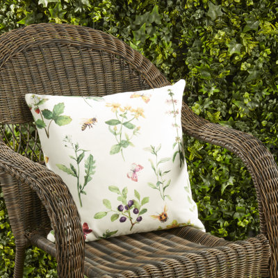 Coussin d'extérieur Whimsical Bumble Bee