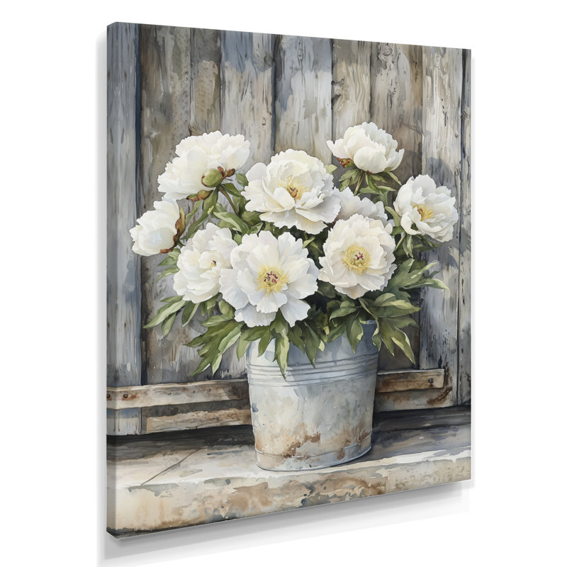 Albrightsville - impressions sur toile florales, H 32 po x l 16 po, Toile tendue, Ne s’applique pas