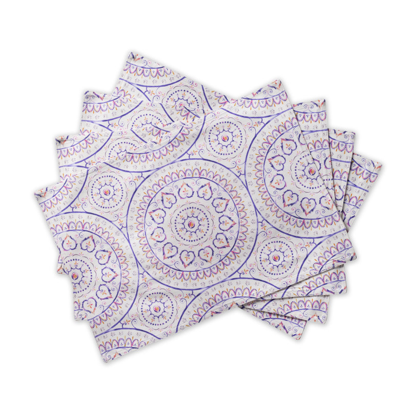 Cotton Geometric Rectangle Placemat