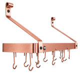 Handcrafted Gourmet Deep Wall Mounted Pot Rack