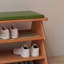 Banc de rangement pour chaussures 23,6 po