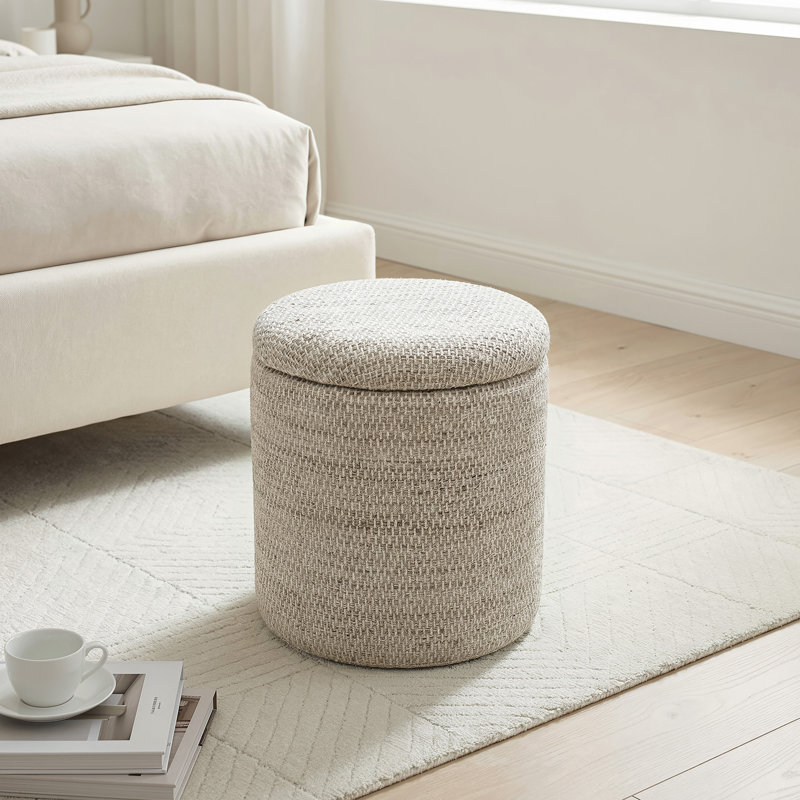 Repose-pieds rond avec rangement Modern