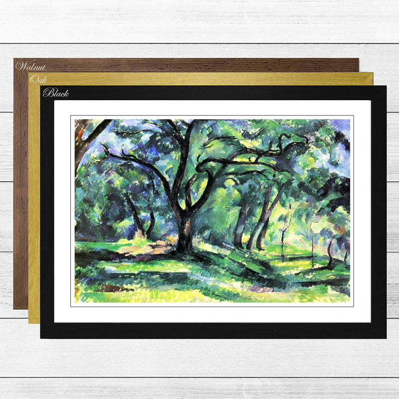 Paul Cezanne - Single Picture Frame Painting, Oak