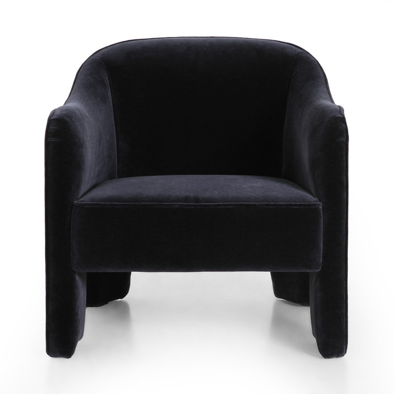 Sully Chair in Surrey Moss, Monte Navy Velvet