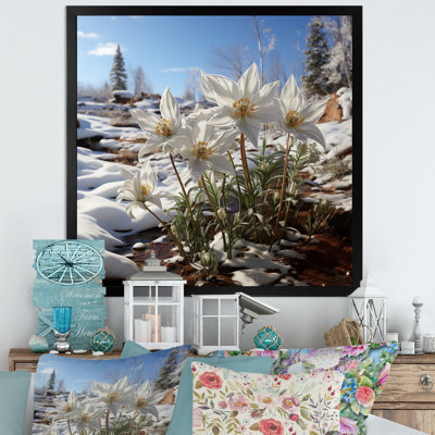 " Realistic Snowdrops Winter Chills "