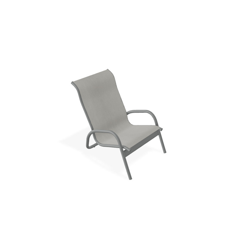 Gardenella Patio Chair, Augustine Oyster, Graphite