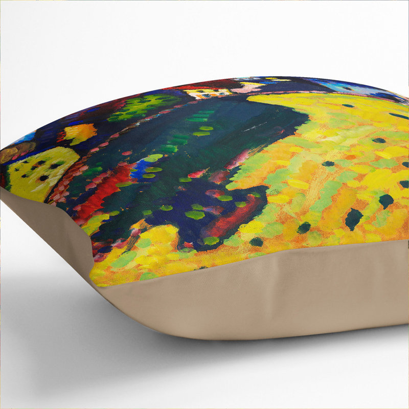 Square Throw Cushion, Stone, 40cm H x 40cm W x 15cm D