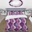 Ensemble de housse de couette mauve rose Midcentury Trellis - Midcentury-109174934