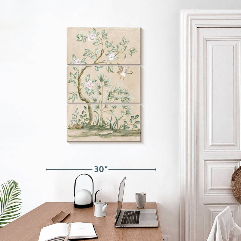 Murale Harnek Spring II - brun clair, H 32 po x l 20 po