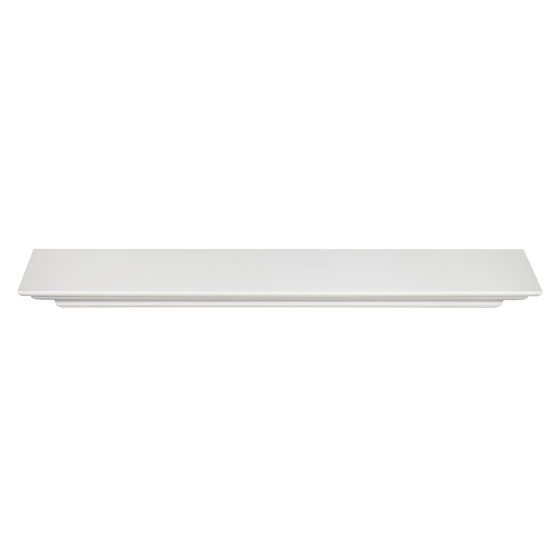 Tablette de manteau de cheminée The Crestwood, Blanc, 72 po