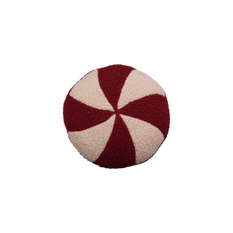 Coussin rond en forme de bonbon