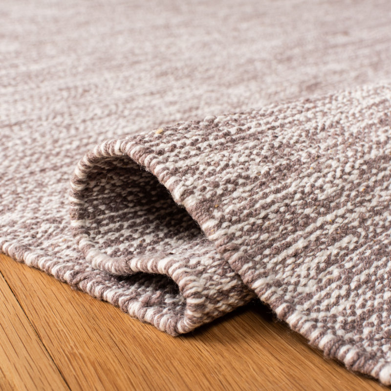 Mohnton Hand Woven Cotton Solid Color Rug, Runner 2'3" x 7'