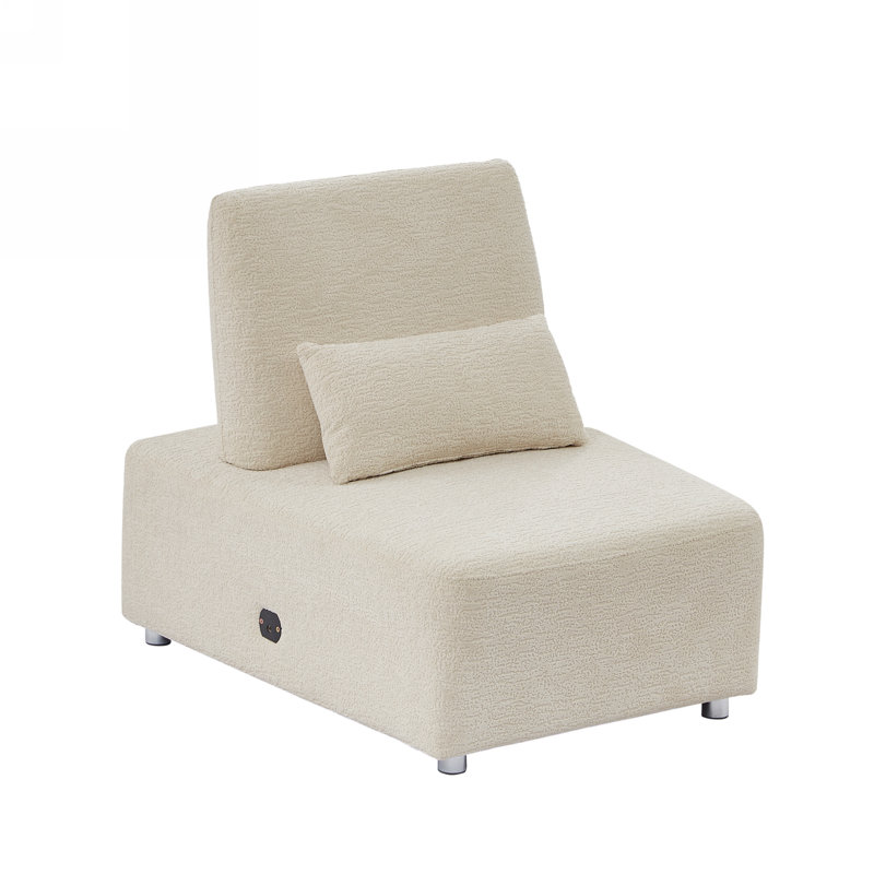 Fauteuil d'appoint Uphlostery, Chenille beige