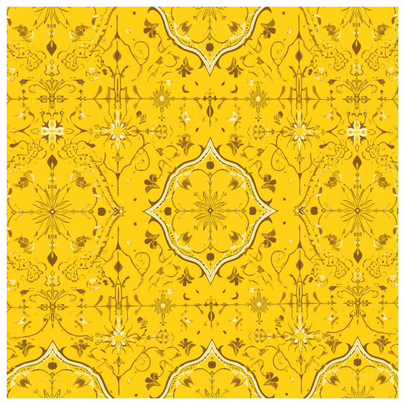 Couvertures ornées à motif floral, L 50 po x H 60 po