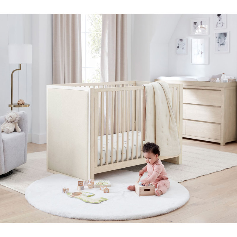 Tapis rond en fausse fourrure blanche à poils longs tissé à la machine Camela, Rond 4 pi 11 po