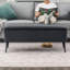 Banc de rangement rembourré en velours Darious-1994507904