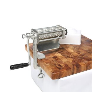 JOYDING Manual Meat Tenderizer Hand Crank Flatten Butchers Clamp-On Design