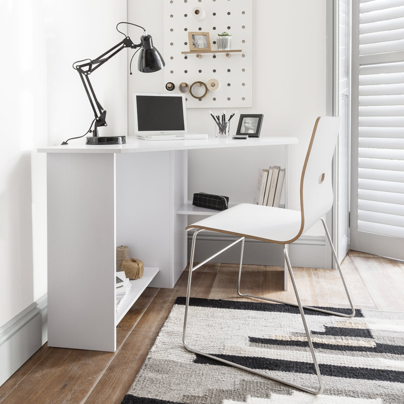 Glenhaven Computer Desk, White