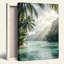 Ensemble de 1 tableau sur toile « Paradis tropical »-649969191-649969184
