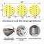 Ensemble de 3 décorations murales rétro à motif géométrique I