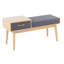 Himmel Polyester Blend Upholstered Storage Bench-151324004